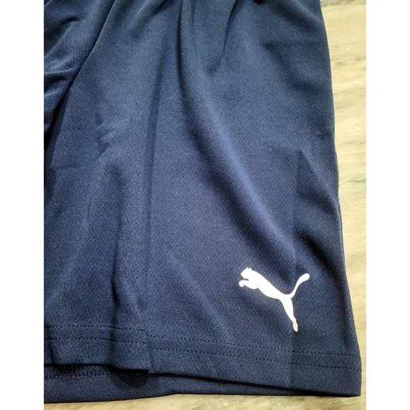 Puma Team Rise Shorts Jr Peacoat Drycell Medium NWT - Picture 3 of 9